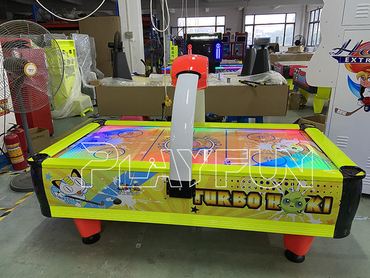 Playfun Amusement Sports Arcade Game Machine Coin Operated Mini Air Hockey Table