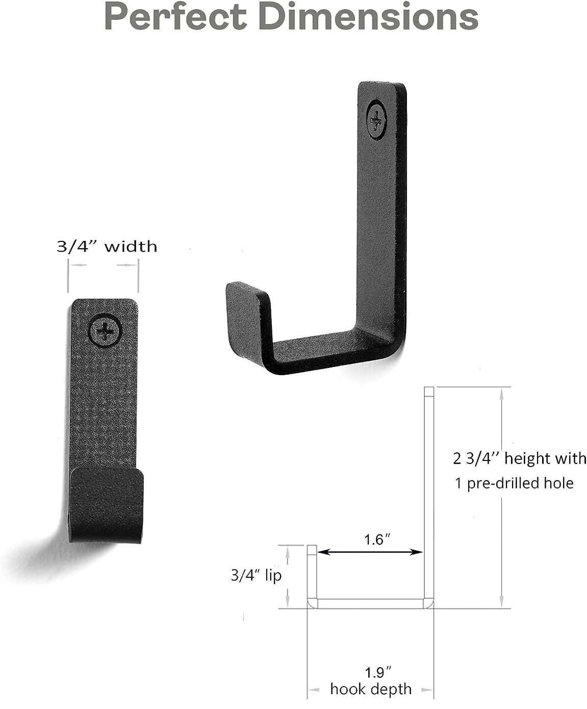 Supporting Items Wall Mounted Coat Rack with Heavy Duty Hooks and Multifunction Design