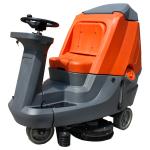 Battery Powered Ride On Floor Scrubber Machine For Supermarket