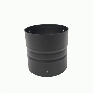 Wholesale Wood Stove Black Single Wall 152mm Chimney Flue Adaptor from china suppliers