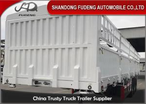 Wholesale Semi Mechanical Suspension Steel 3 Axles Fence Cargo Trailer from china suppliers