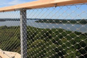 Wholesale Semi Transparent Rope Net Fence Lightweight 316 Stainless Steel Mesh from china suppliers