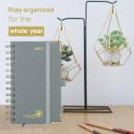 6.75''x4.2'' Custom Academic Planner Vertical Layout 80GSM Ivory Paper
