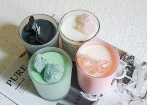 Wholesale Natural Crystal Scented Soy Wax Aromatherapy Candles Wedding Decoration from china suppliers