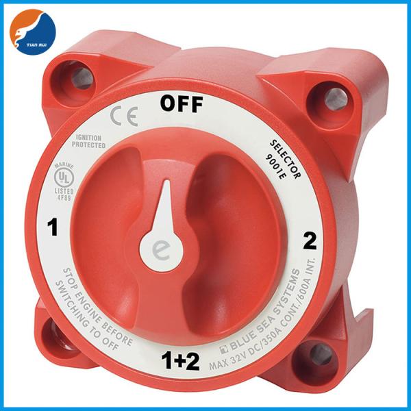 12-48V 350-600A Battery Isolation Switch Ignition Protection Marine Single