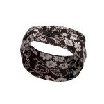 Fashion Women Head Scarves Wide Elastic Headbands With Heat Transfer Logo