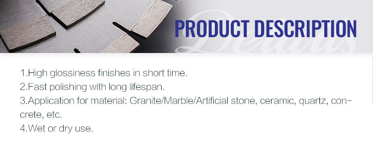 Customized Colors 3 / 4inch Diamond Polishing Pads for Stone Slabs Polishing