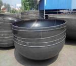 industry Coating Carbon Steel Dished Heads Flat Bottom Custom Tank Heads