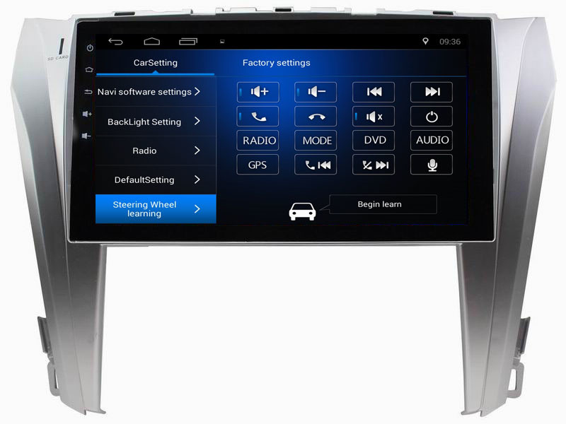 Ouchuangbo car multimedia stereo radio for Toyota Camry 2014-2015 with USB SWC 1080P Video bluetooth android 8.1 system