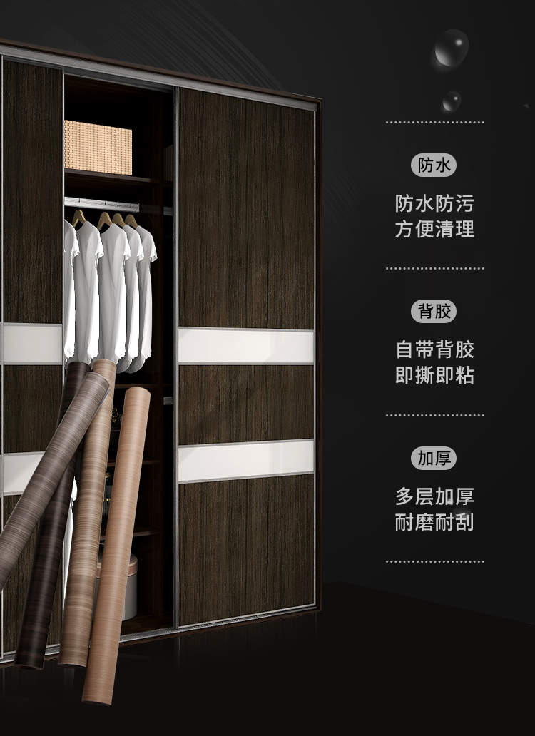 Household PVC Wood Grain 3D Wallpapers for Water Proof Interior Wall Panel in Modern Home Decoration