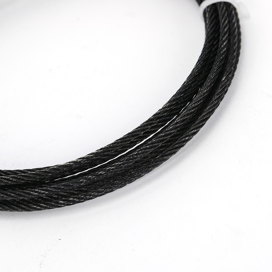 Black Stainless Steel Wire Rope All Black For Performances And Wirework