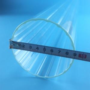Wholesale Transparent Customized Large Diameter Quartz Tube Vase Inner Shape from china suppliers