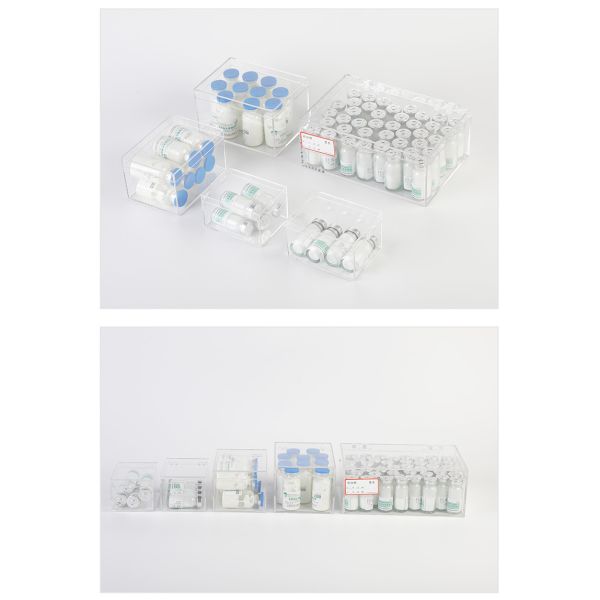 Acrylic Box Light-Proof Injection Box Medicine Packaging Box Powder Box First Aid Mannitol Light-Shielding box