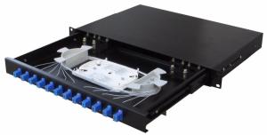 Wholesale 1U 19 Inch SC Fiber Optic Distribution Frame SC UPC Pigtail Distribution Box from china suppliers
