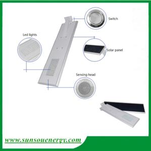 Wholesale Low price all in one solar street light / integrated solar led street light 30w hot selling from china suppliers