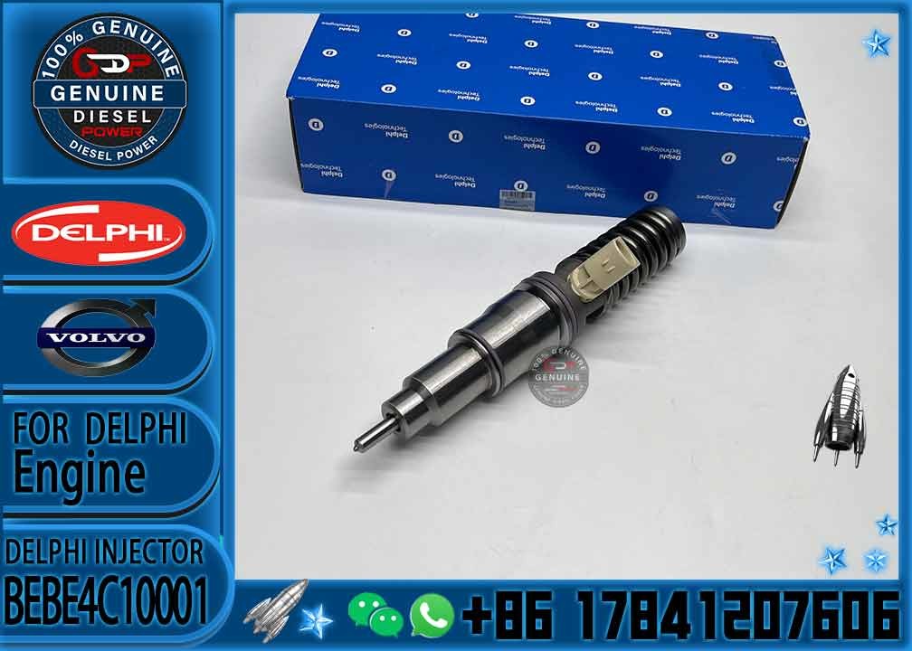 High quality Excavator parts BEBE4C10001 diesel fuel injector 3803848 21586294 3801439 for Excavator injector