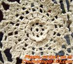 Hand Crochet table clothing - table cover - white, wedding and banquet, blanket,