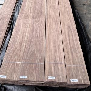 Wholesale Natural veneer clear texture mountain pattern black walnut veneer for Interior decor plywood face board from china suppliers