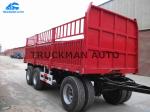 Durable Full Trailer Truck Optional Colors For Bulk And 20 Feet Container