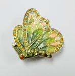 butterfly shape metal jewelry box for ladies gift