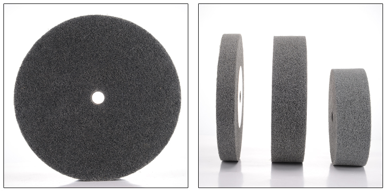 Esicut Customized GR120 9P Nylon Buffing Wheel Stainless Steel Polishing Discs