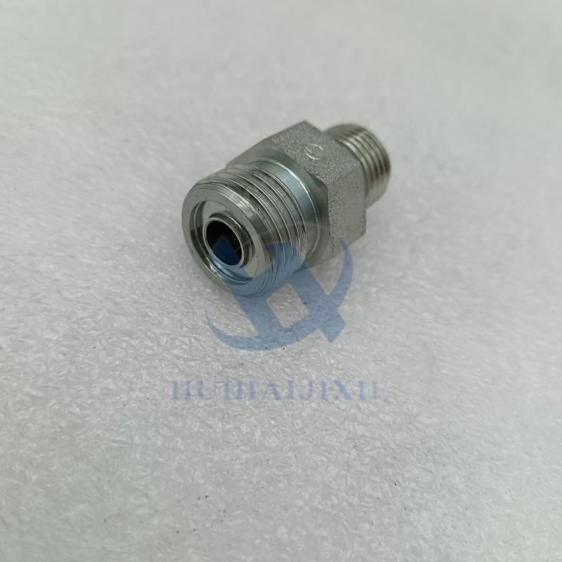 Excavator Parts Connector 6V-8636 For CAT 305.5D 308D 320D 330D Excavator Adapter Straight 6V8636