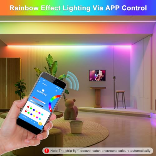 Colorful Bedroom Party DIY Decoration with Intelligent IC COB LED Bar Lights and RGB