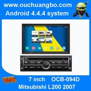 Wholesale Ouchuangbo audio dvd navi Mitsubishi L200 2007 android 4.4 OS 3G wifi 1080P 4 core canbus from china suppliers