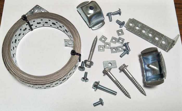 Silver Strip Bracing System for Walls or Roof Plane Suitable for Various Applications