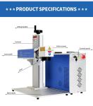 Industrial Optical Fiber Laser Engraver For Leather