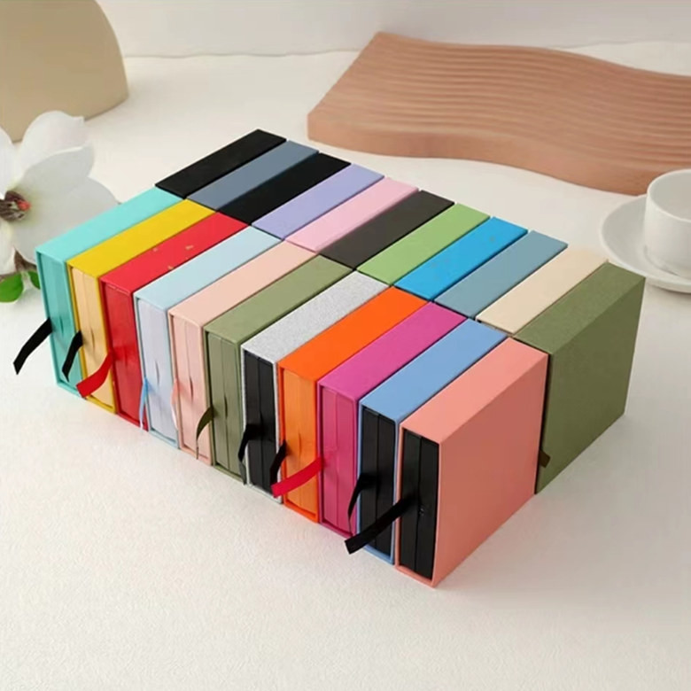 Recyclable Custom Printed Paper Box Varnishing Paper Drawer Gift Box