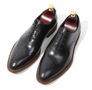 Wholesale Handmade Patent Wedding Mens Leather Dress Shoes Oxfords Style With Black Striped from china suppliers