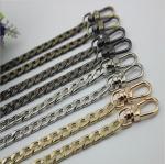High quality iron material full length 120 mm flat shape gold chain sling bag