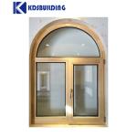 KDSBuilding Swing Residential Casement Round Wooden Window Solid Wooden Window