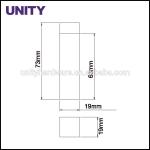 Stainless Steel Flush Bolt Door Accessories for Fire Door Easy Installation