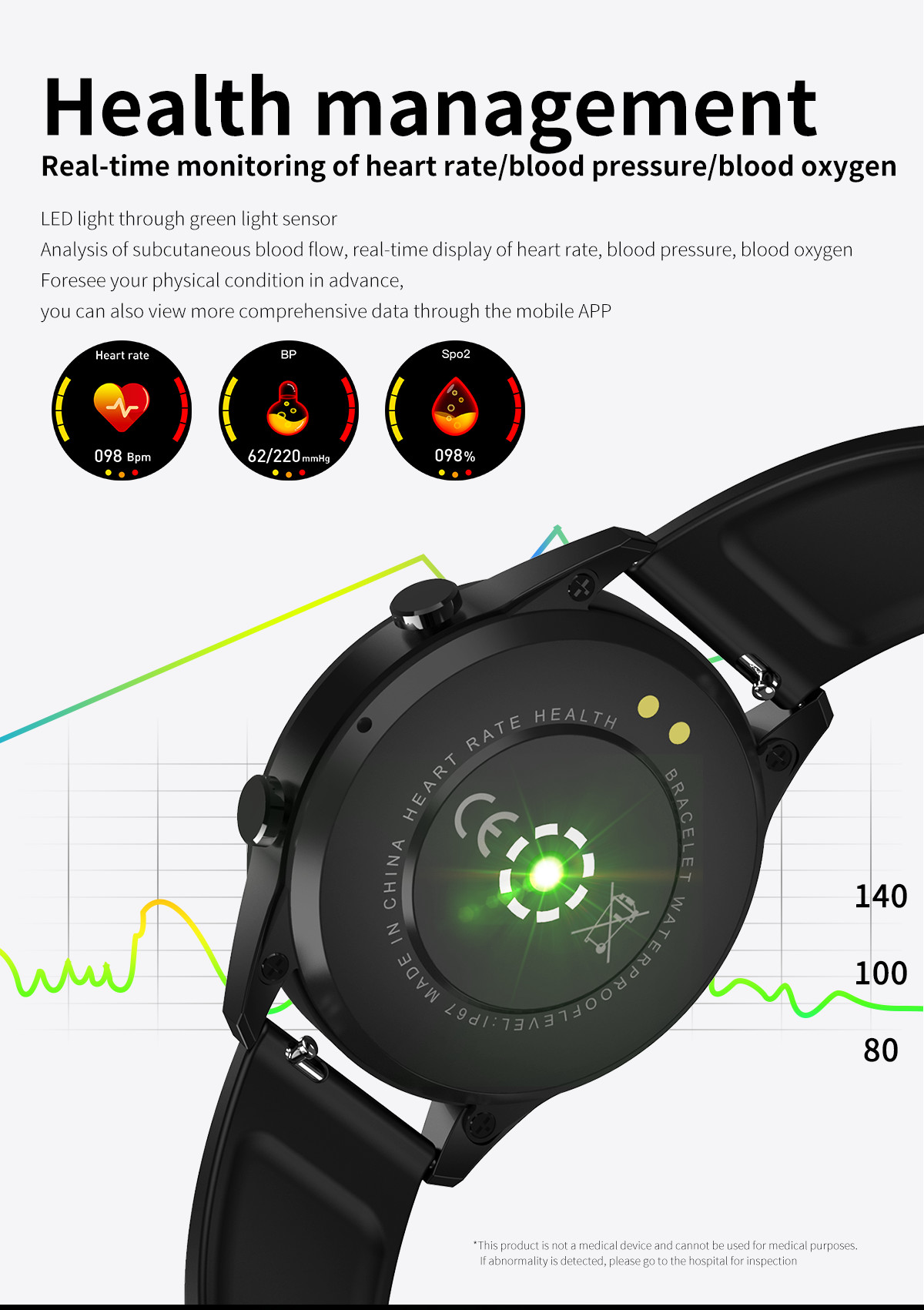 Metal Body 5.0 Bluetooth Calling Smartwatch HS6620D Sport Smart Band Ip67