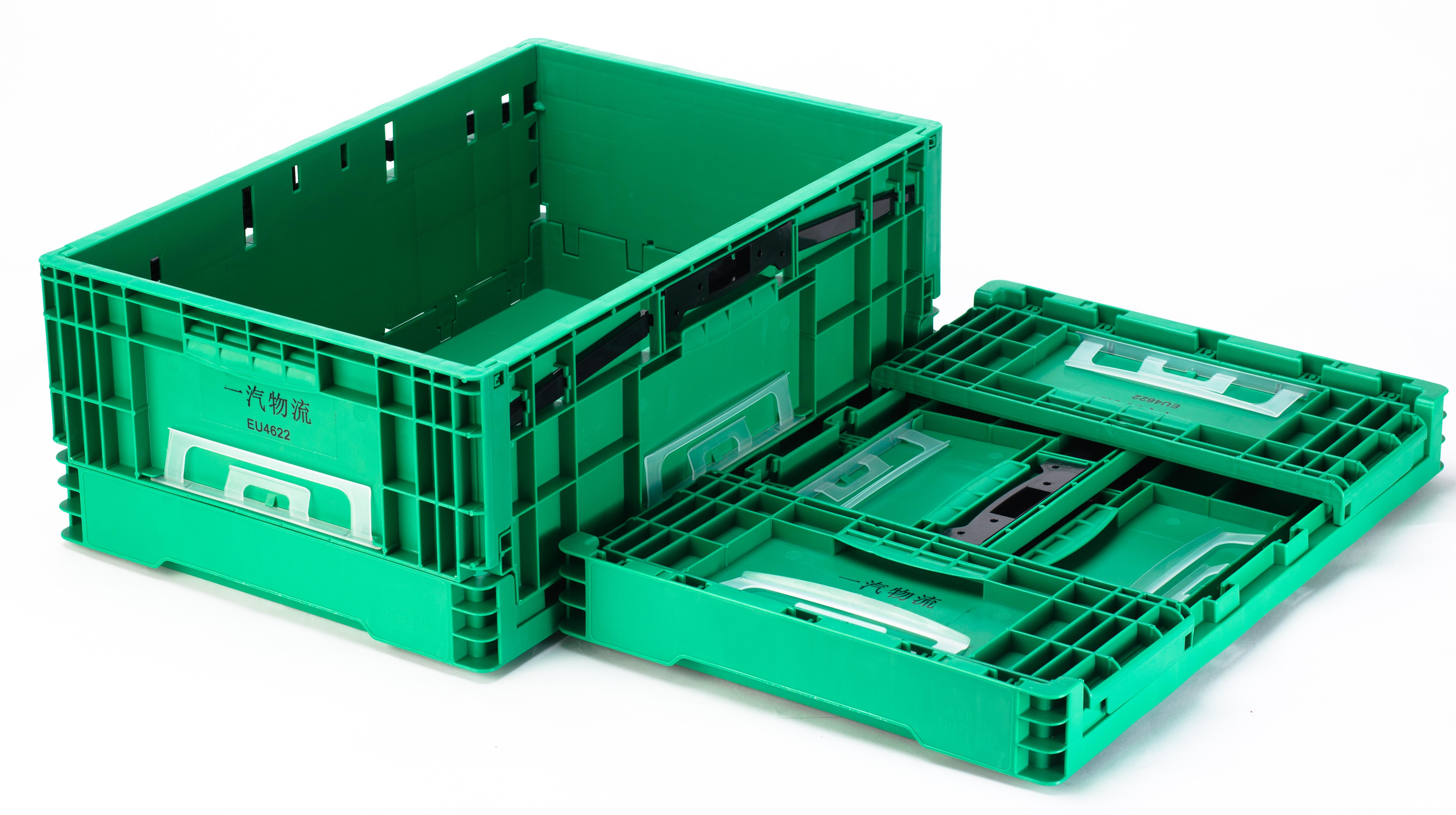EU Type Shipping Container Durable Industrial Storage Box for Parts in PP Material