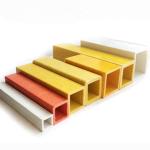 20mm Red FRP Round Tube Fiberglass Square Tube Maintenance Free