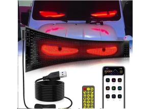 Wholesale 5VDC USB/2A Headlight Red Devil Eye Truck Windshield LED Sign Demon Eye Led Headlight For Motorcycle from china suppliers