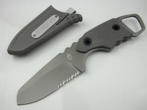 Wholesale Gerber survival knife grey titanium hunting knife from china suppliers