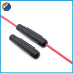 3AG 6.35X31.75mm 6x30mm Flip Type Black PA66 Current In-Line Glass Tube Fuse