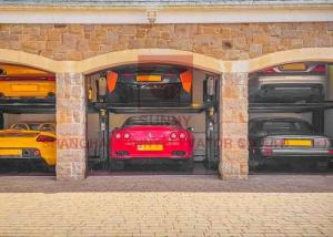Wholesale 60fpm 2955Kg Vehicle Auto Parking Lift Stainless Steel Cab Walls from china suppliers