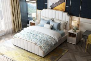 Wholesale Upholstered 1 Large Double Bed from china suppliers