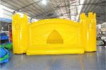 Yellow Big Jump Moonwalk Commercial Grade Bounce House For Adults EN71 Approved