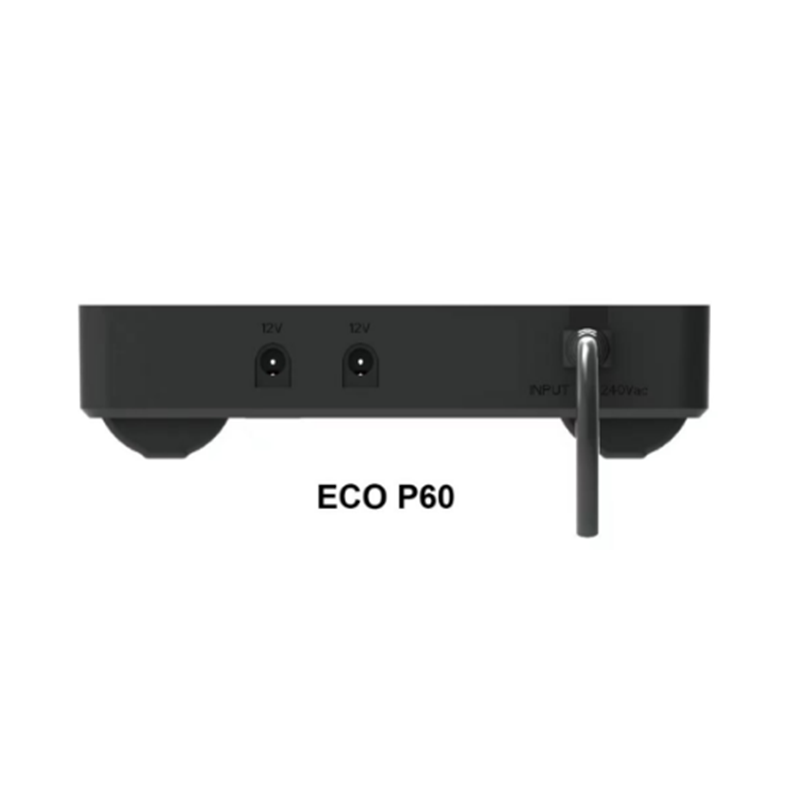 60W 12000MAH LiFePO4 12V 5V Mini Smart UPS DC Battery Backup with Rechargeable Design