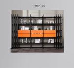 Italian style Leather Oak Wooden Desk Modern Home Office Table