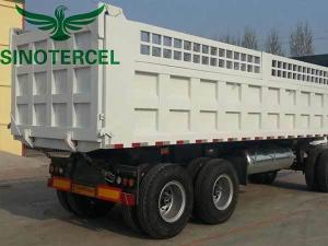 Wholesale White Fence Semi Trailer 40 Tons - 80 Tons Bumper Pull Flatbed Trailer from china suppliers