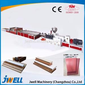 Wholesale Supply high quality PVC Wood-Plastic Co-extrusion Foamed Door Plate Extruder from china suppliers