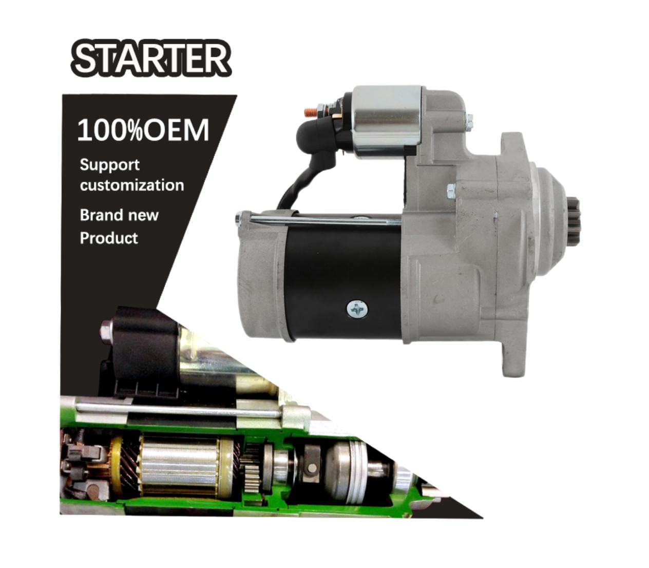 12V 9T CW STARTER 8972095483, 8972095484, 8973291631, 8973828350, 8980023950. 7209548, 97720446, 97729079 S14-100D