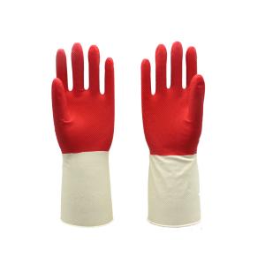 Wholesale Household Rubber Dishwashing Gloves Chemical Resistant Safe Anti Skid from china suppliers
